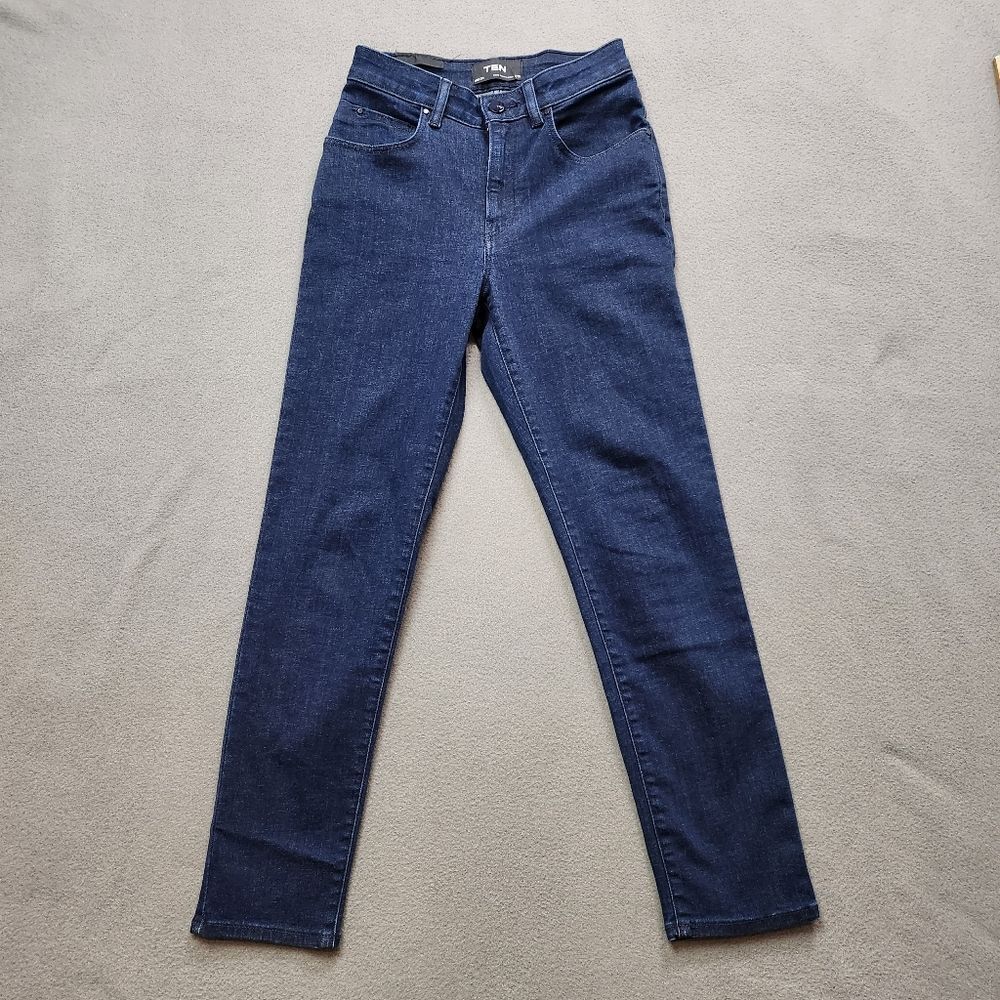 Aritzia Ten Jeans - Motive Ankle skinny jeans Size 25 - Dark Wash High Rise